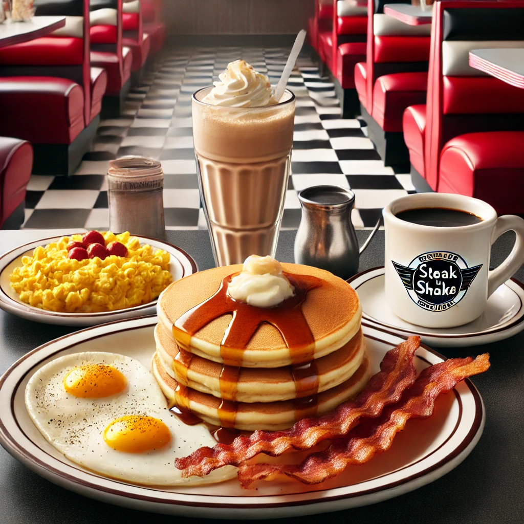 Steak and shake breakfast menu