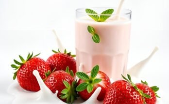 Strawberry Banana Milkshake