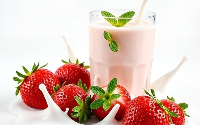 Strawberry Banana Milkshake
