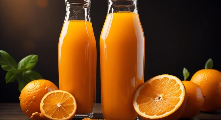 Orange Juice Protein Shake